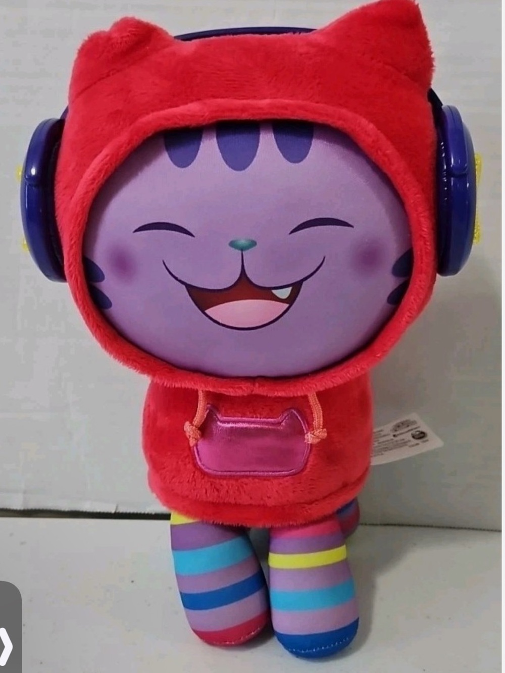 Gabby's Dollhouse DJ Catnip 10'' Plush Light & Sound Works!